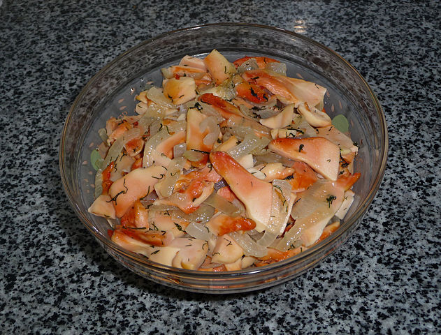 Laetiporus sulphureus cooked